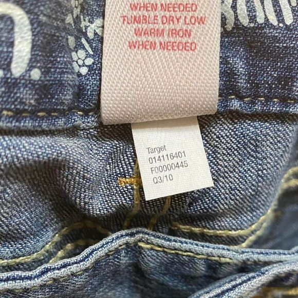 Mossimo Women's Retro low rise bootcut blue Jeans - Picture 5 of 6